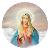 DAROUND 108 BZ Immaculate Heart Clouds Bronze